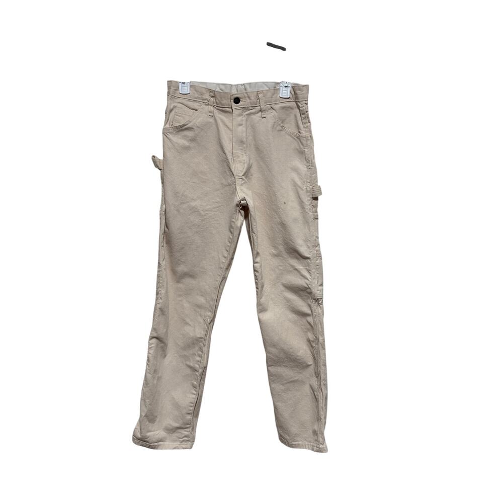 Dickies Beige Carpenter Work Pants Size 13 - Picture 2 of 10